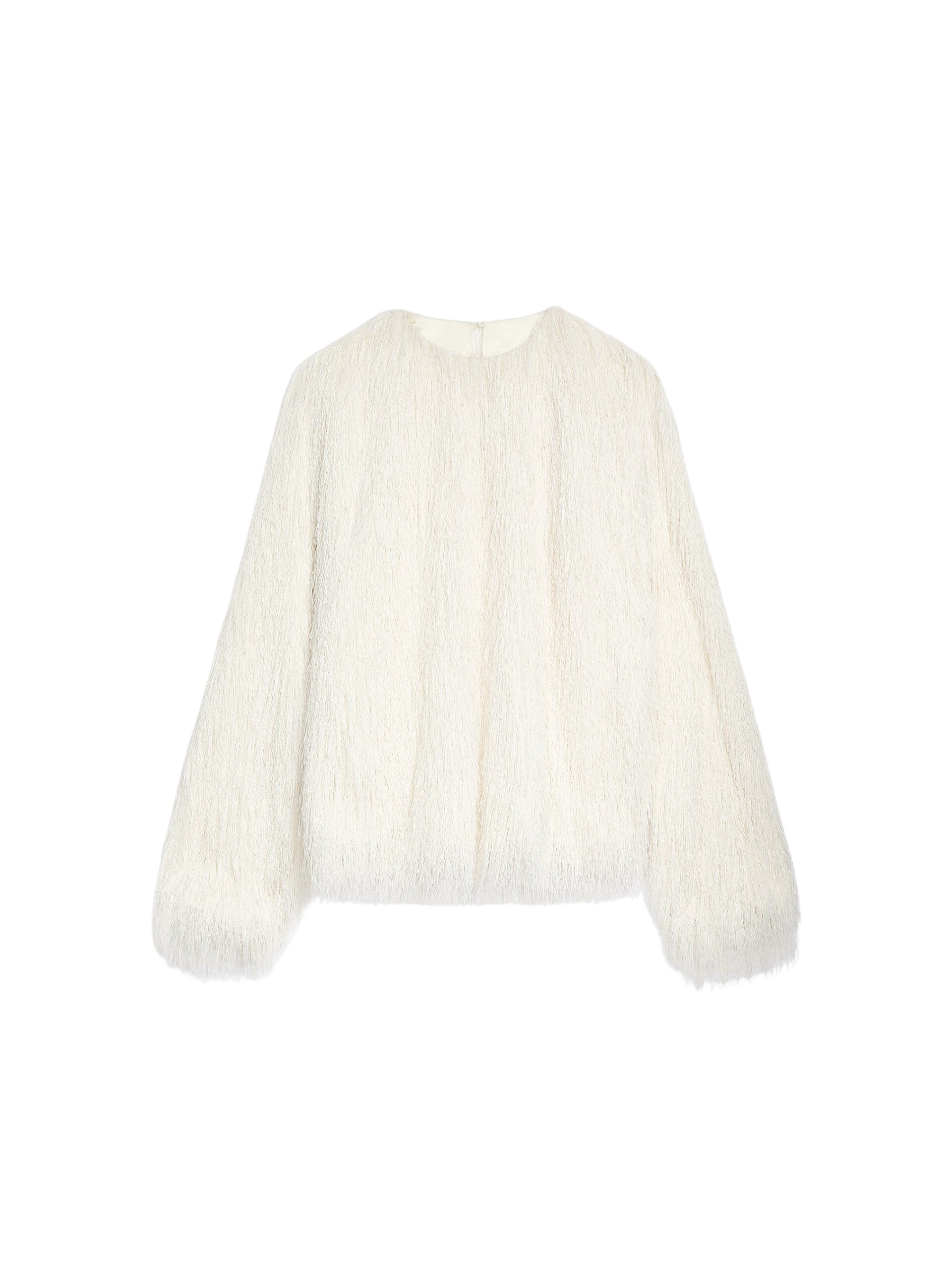 Dries Van Noten Fringed cocoon top