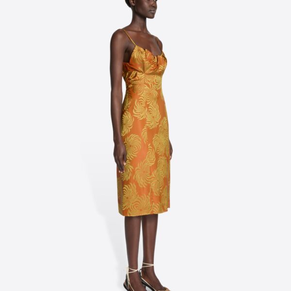 Dries Van Noten Jacquard slip dress, view 2