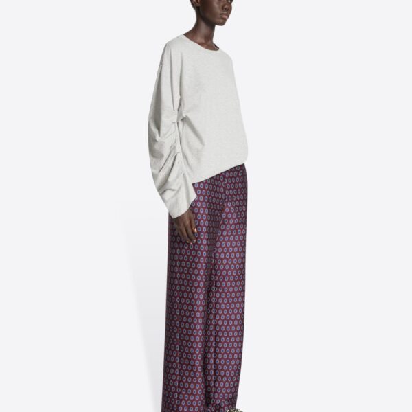 Dries Van Noten Pleated sleeves T-shirt Top, view 2