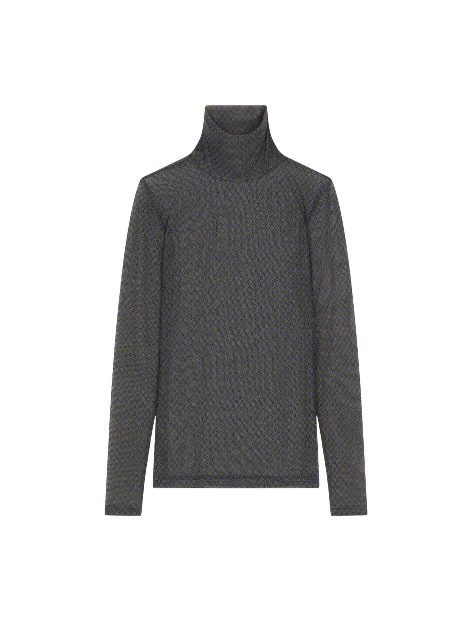 Dries Van Noten Printed turtleneck tee Top