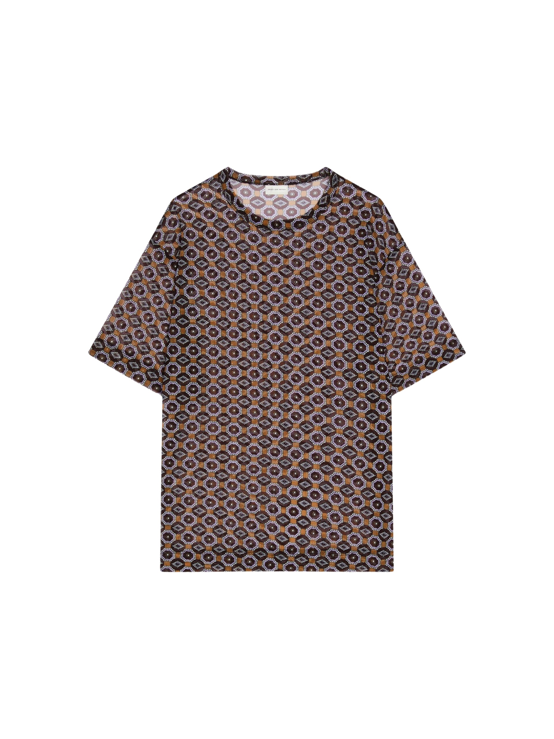 Dries Van Noten Sheer oversized tee Top