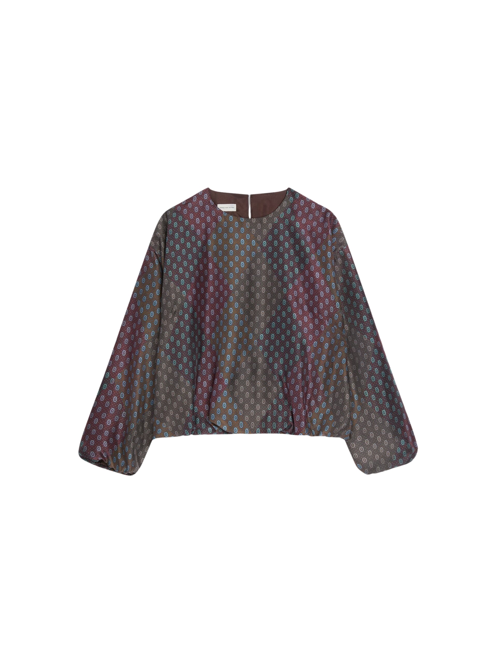Dries Van Noten Silk cocoon top