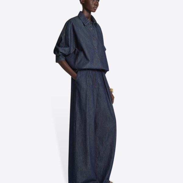 Dries Van Noten Wide pleated jeans, view 2