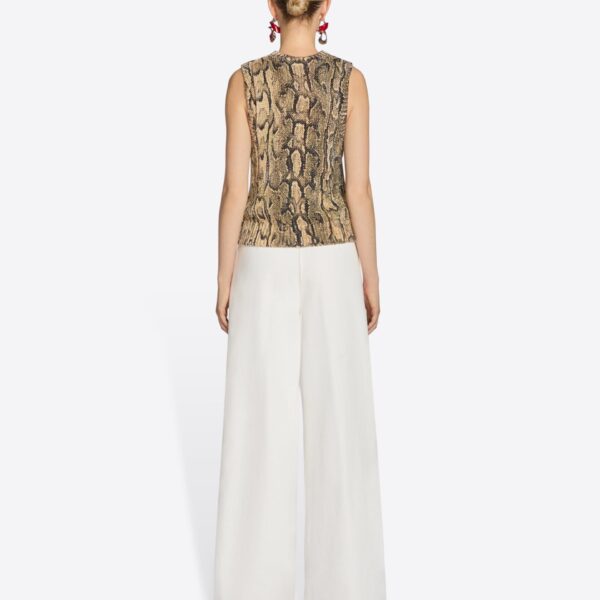 Dries Van Noten Wide pleated jeans, view 3