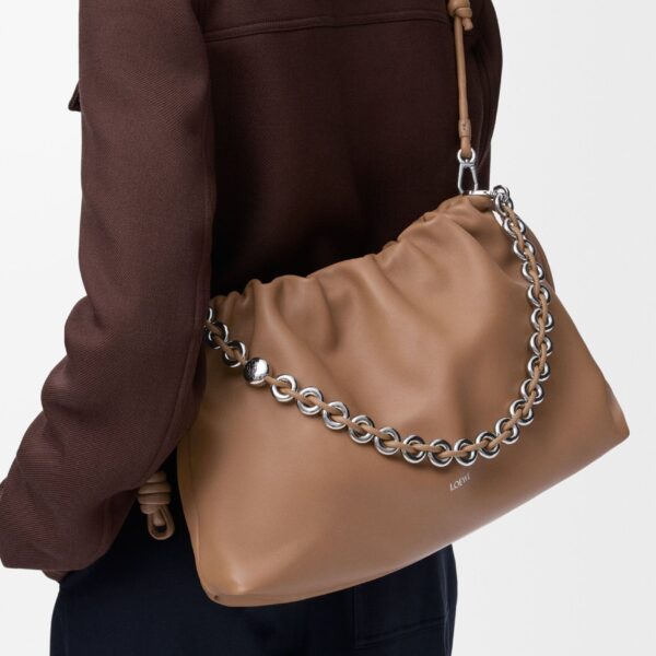 LOEWE Large Flamenco Purse In Mellow Nappa Lambskin, view 2