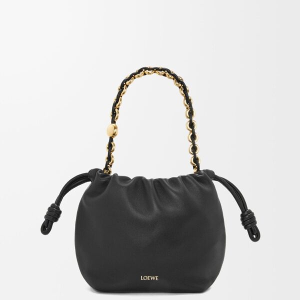LOEWE Mini Flamenco Purse In Mellow Nappa Lambskin, view 3