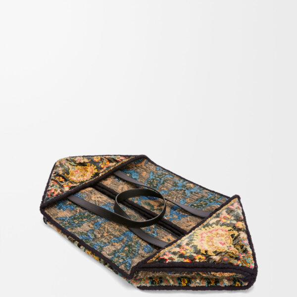 LOEWE Xxl Carpet Puzzle Fold Tote In Silk And Wool, view 3