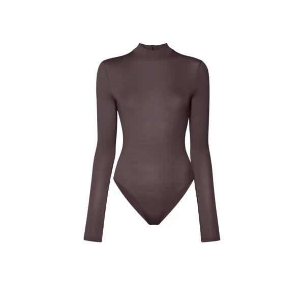 Lapointe Jersey Mock Neck Bodysuit