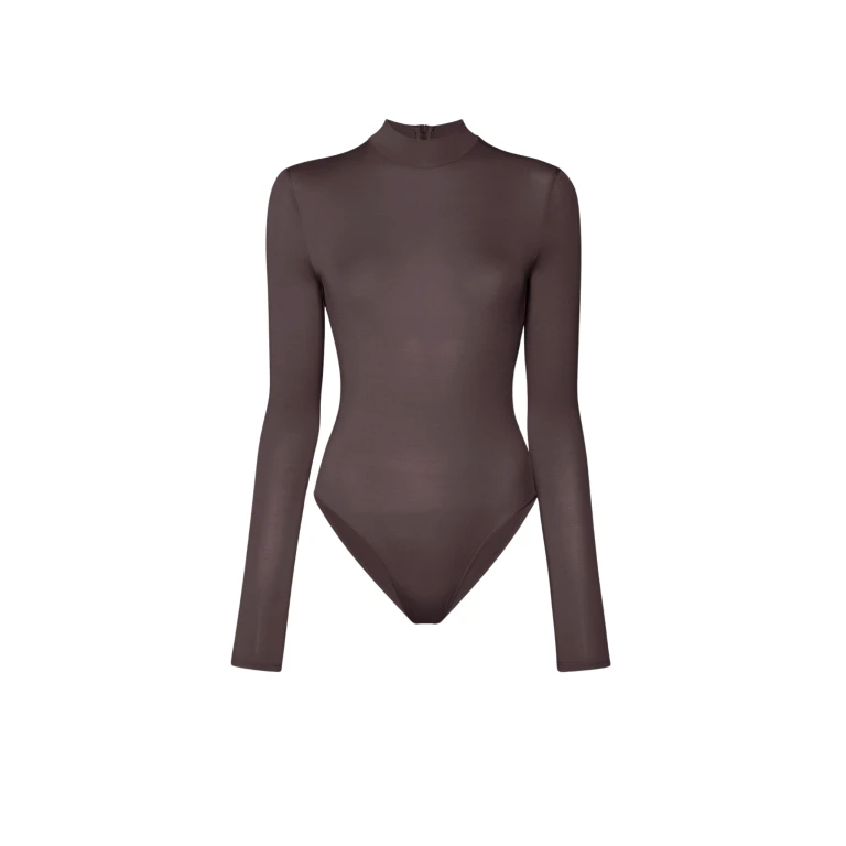 Lapointe Jersey Mock Neck Bodysuit