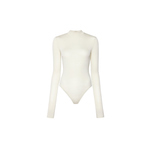 Lapointe Jersey Mock Neck Bodysuit
