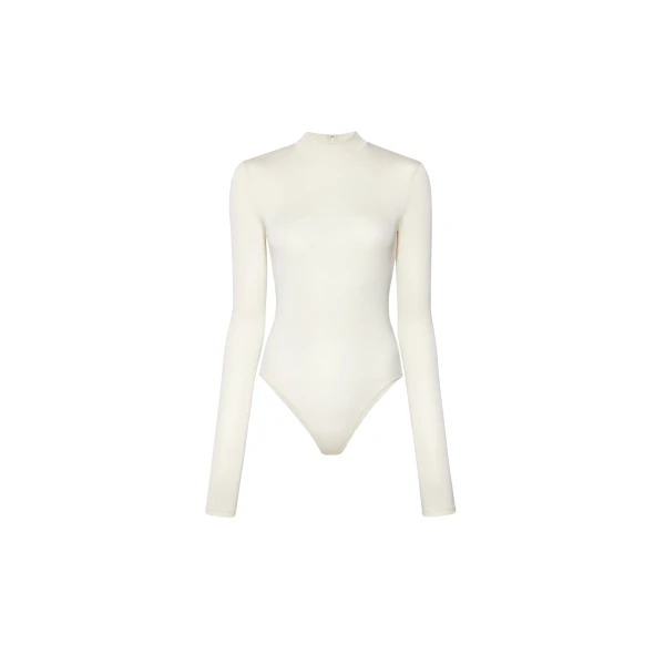 Lapointe Jersey Mock Neck Bodysuit