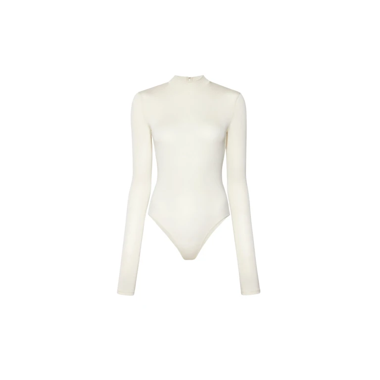 Lapointe Jersey Mock Neck Bodysuit