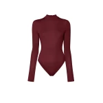 Lapointe Jersey Mock Neck Bodysuit