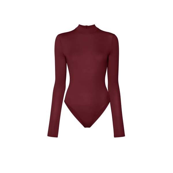 Lapointe Jersey Mock Neck Bodysuit