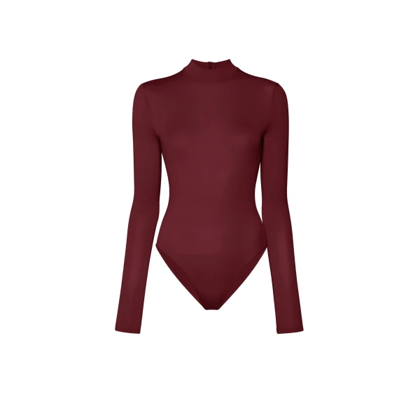 Lapointe Jersey Mock Neck Bodysuit