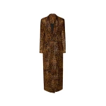 Lapointe Leopard Calf Hair Coat