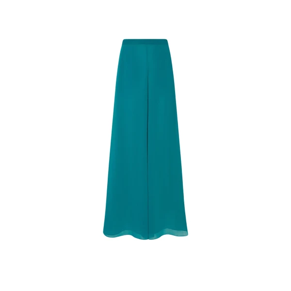 Lapointe Lightweight Georgette Wide Leg Pant With Pockets