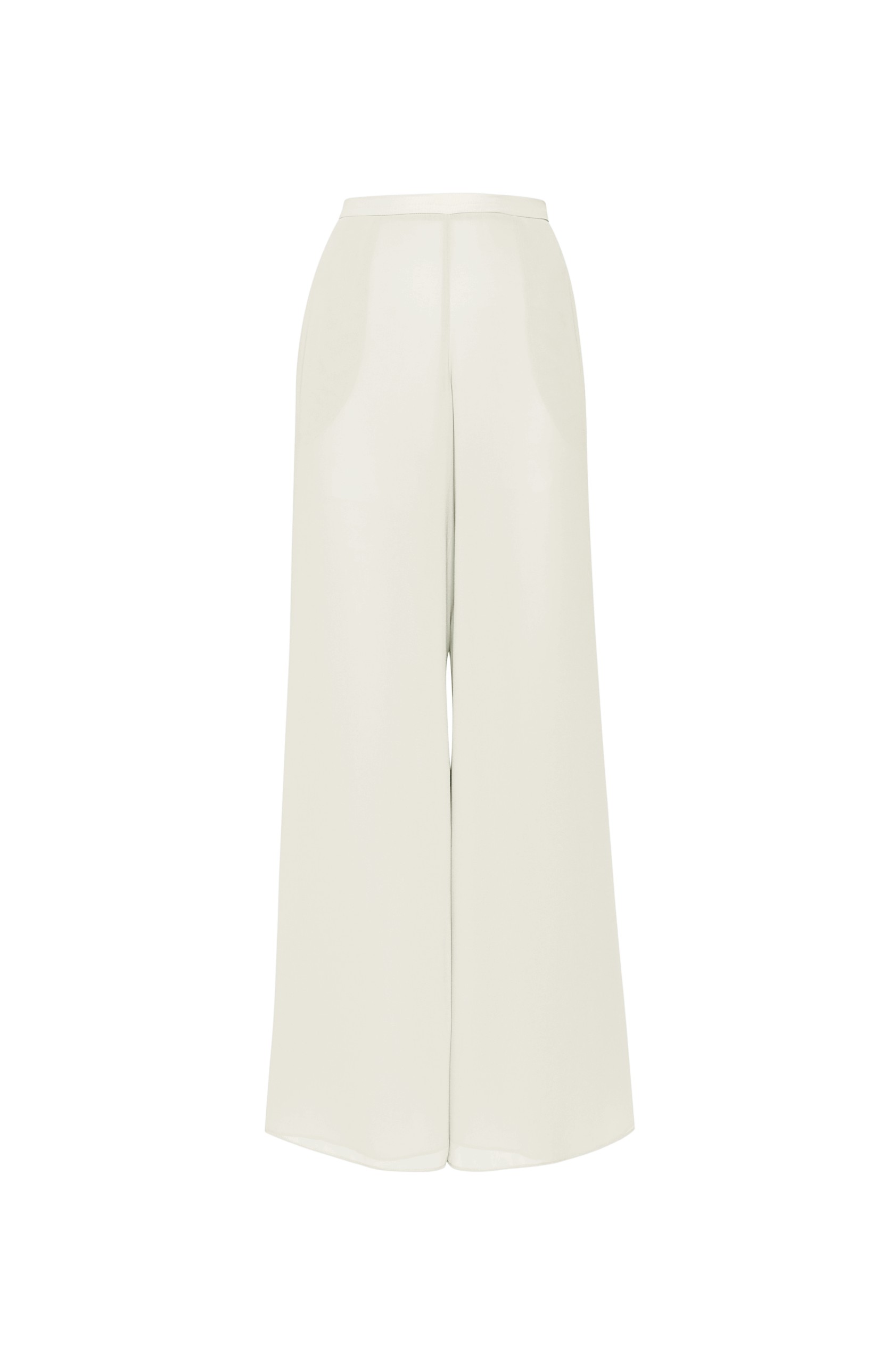 Lapointe Lightweight Georgette Wide Leg Pant With Pockets