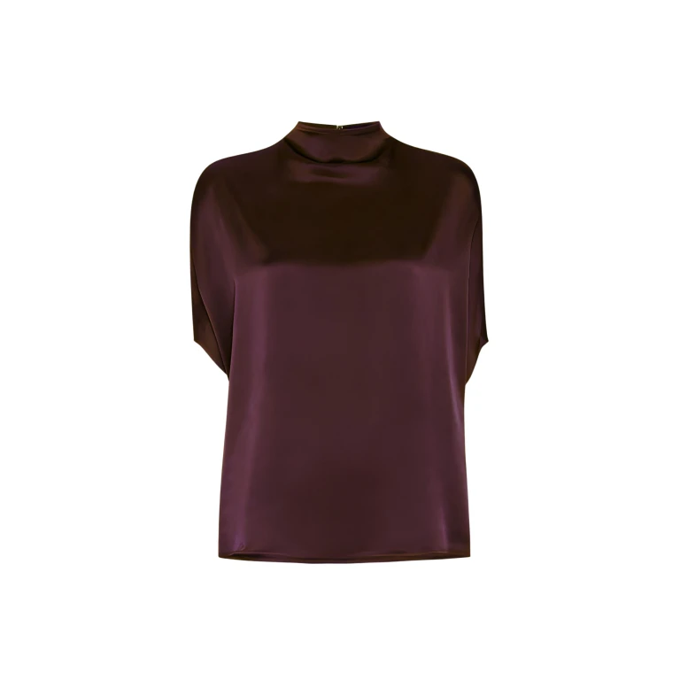 Lapointe Satin Cape Tee