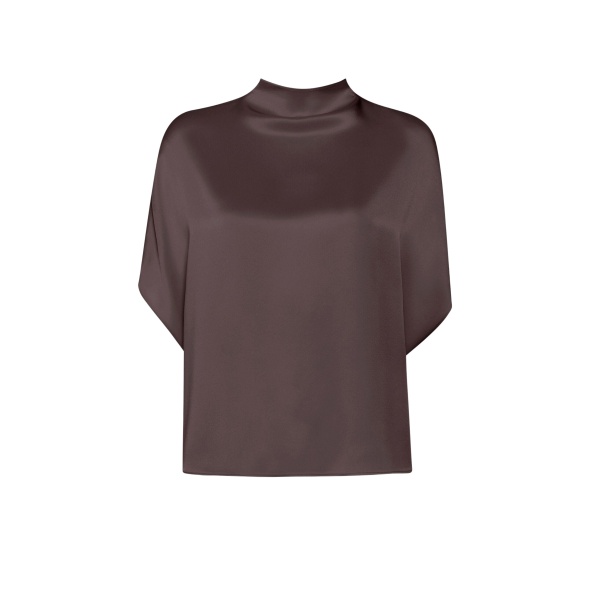 Lapointe Satin Cape Tee