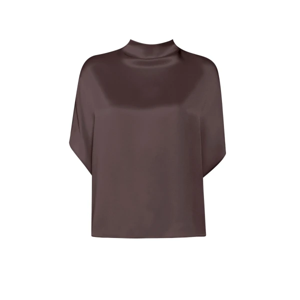 Lapointe Satin Cape Tee