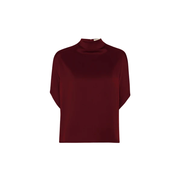 Lapointe Satin Cape Tee