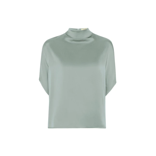 Lapointe Satin Cape Tee