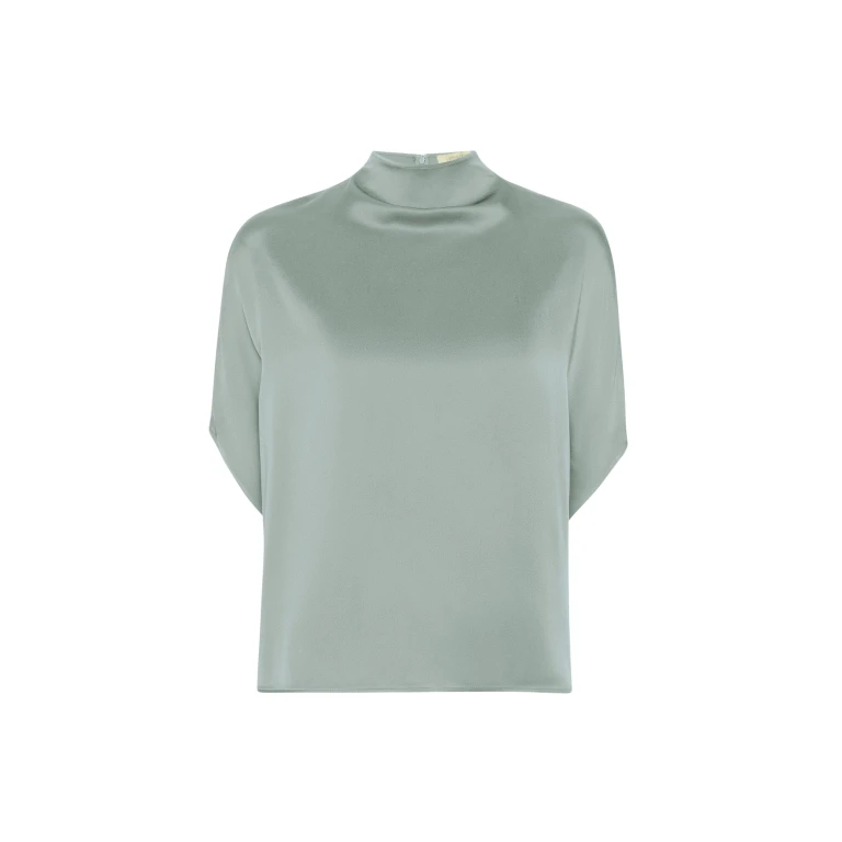 Lapointe Satin Cape Tee