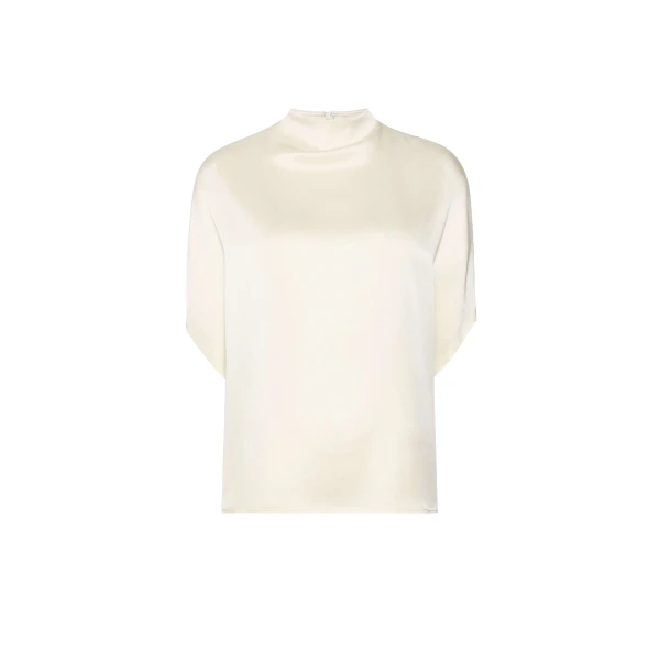 Lapointe Satin Cape Tee