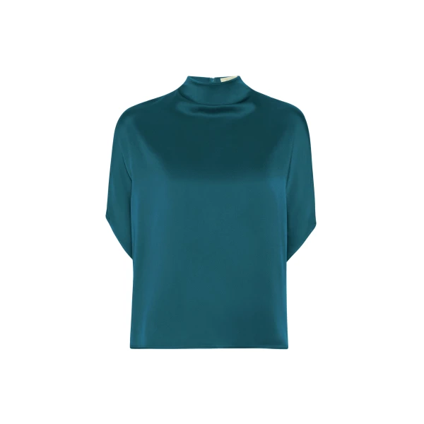 Lapointe Satin Cape Tee