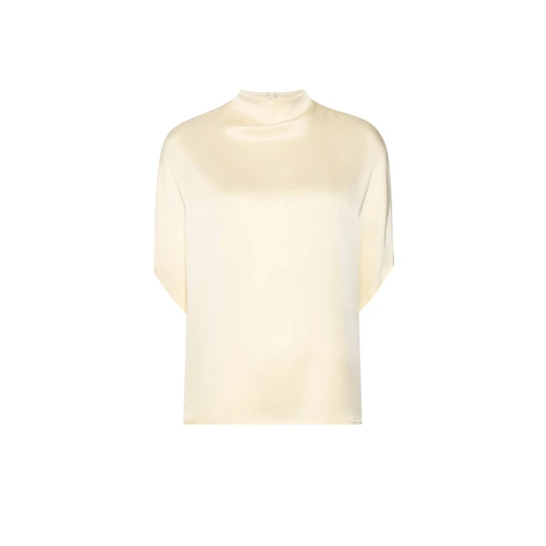 Lapointe Satin Cape Tee