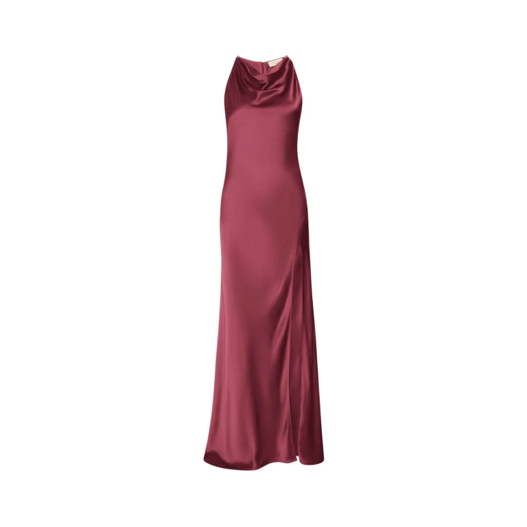 Lapointe Satin Halter Gown