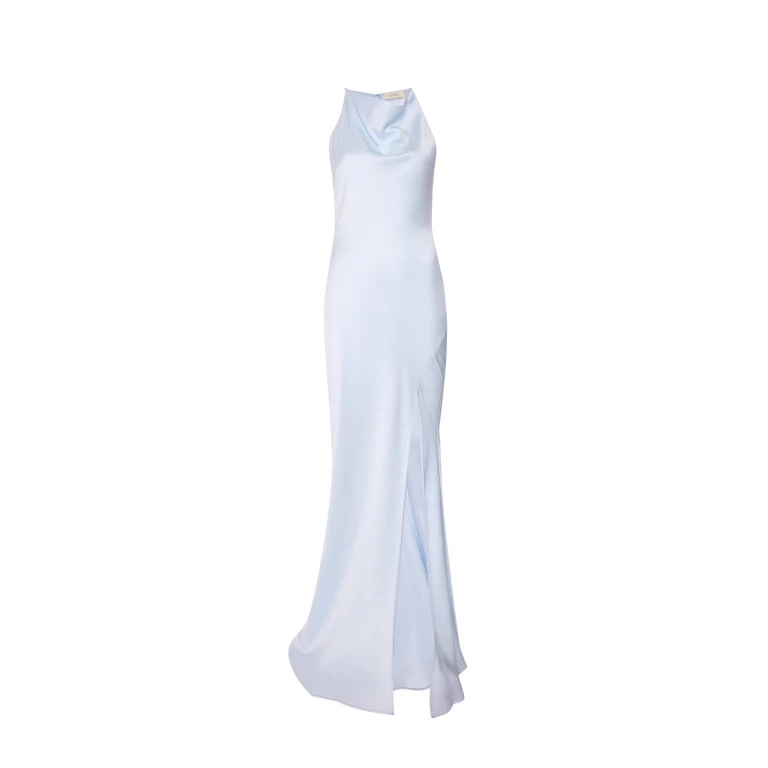 Lapointe Satin Halter Gown