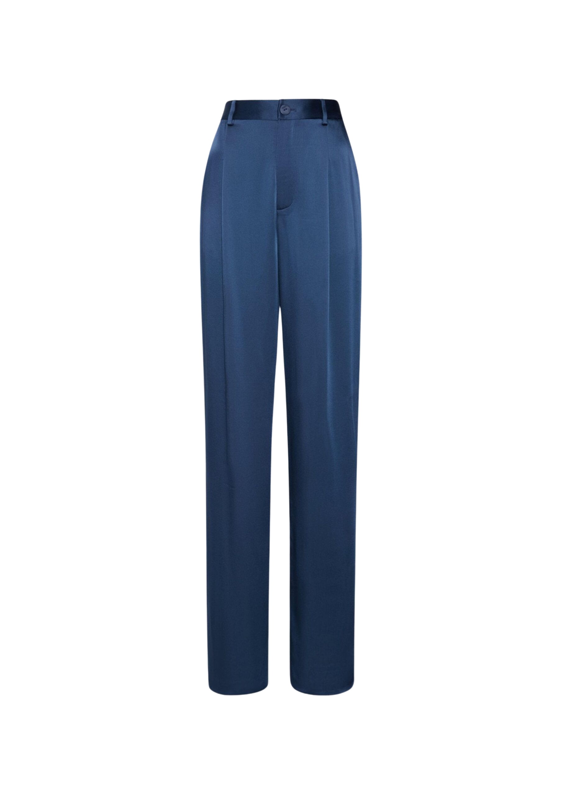Lapointe Satin Relaxed Pleated Pant
