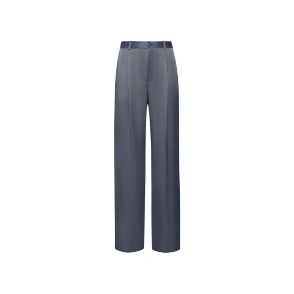 Lapointe Satin Relaxed Pleated Pant