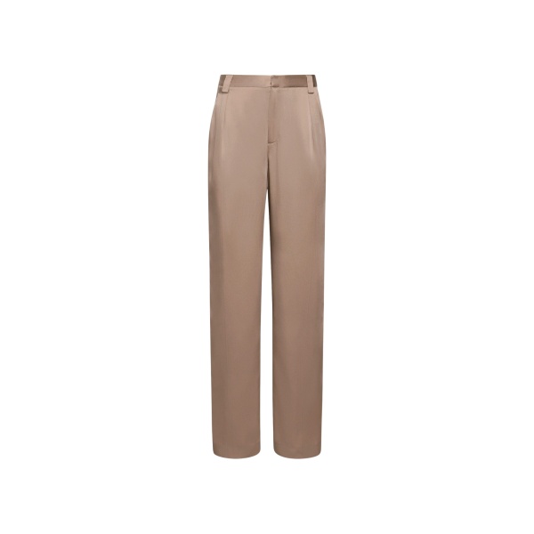 Lapointe Satin Relaxed Pleated Pant