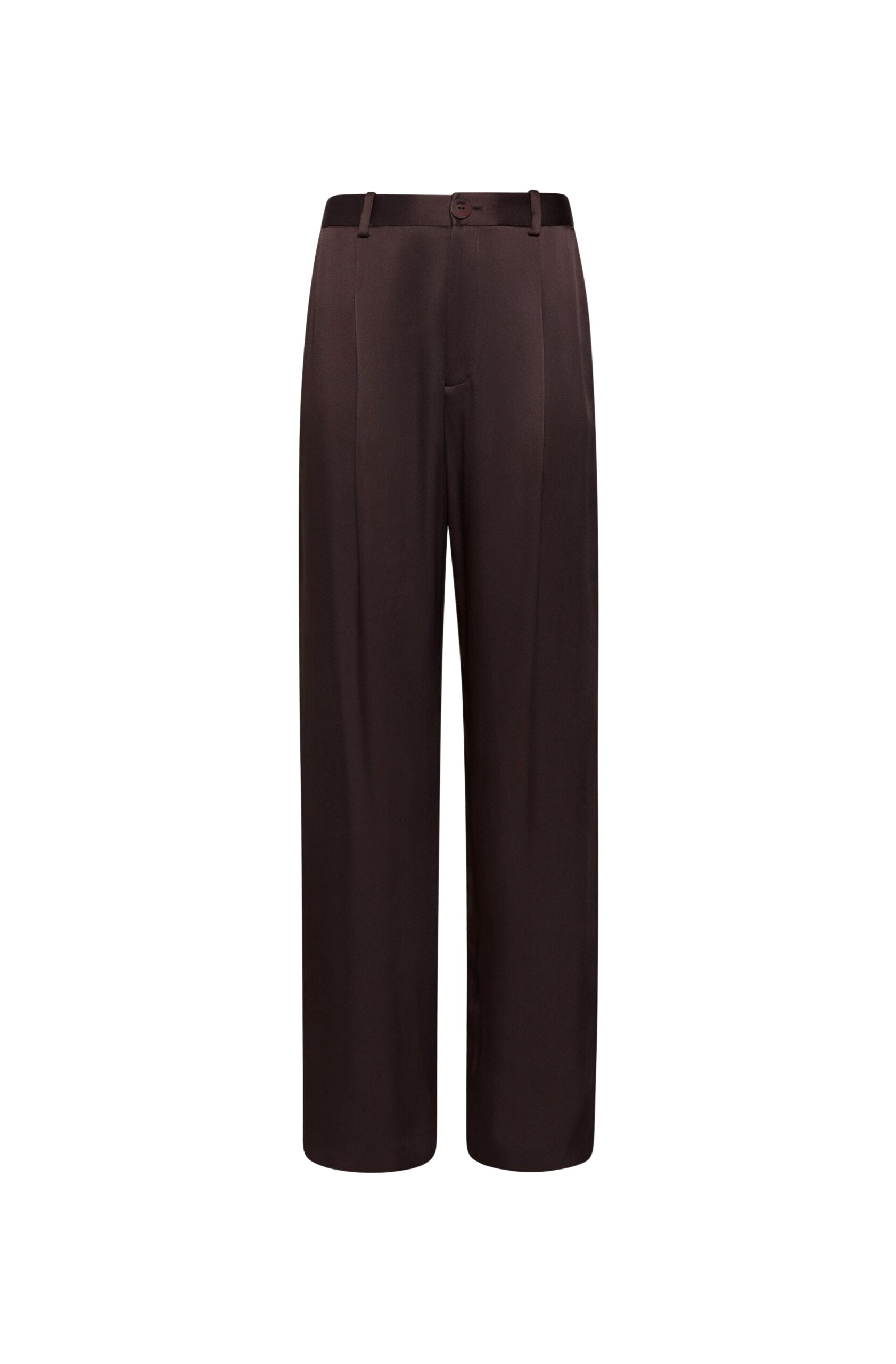 Lapointe Satin Relaxed Pleated Pant
