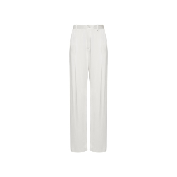 Lapointe Satin Relaxed Pleated Pant