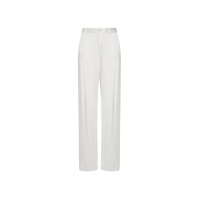Lapointe Satin Relaxed Pleated Pant