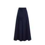 Leo-Lin-Joslin21768_nobg Leo Lin Blue Skirts Premium wool blend maxi skirt