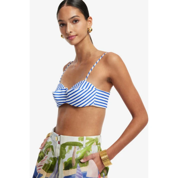 Full lining - Striped Bralette from Luxury Shoes 