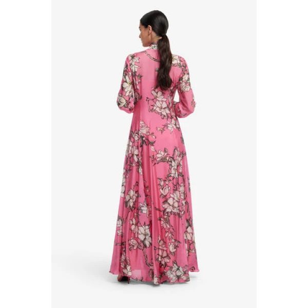 Exclusive LEO LIN Magnolia Print in Pink