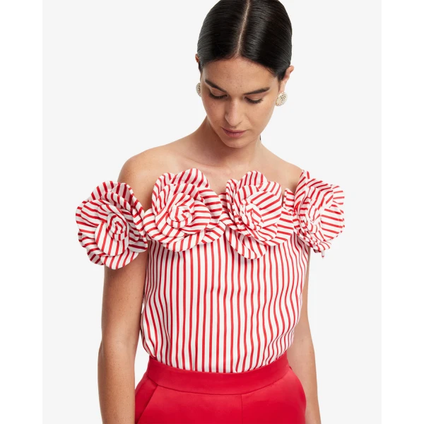 Fully lined - Off-Shoulder Top from Luxury Shoes 