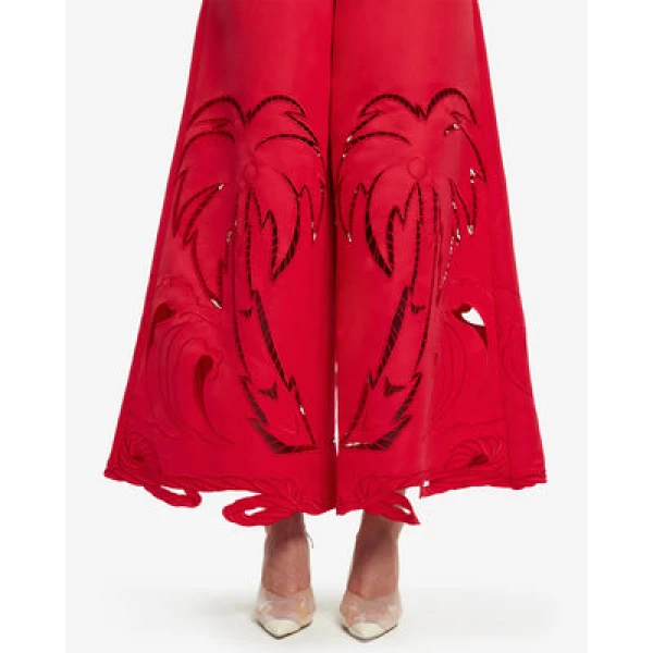 Invisible side zip closure - Palm Pants from Luxury Shoes 