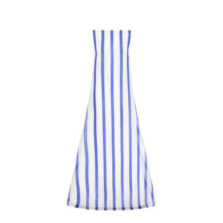 Leo Lin Blue Dresses Premium silk maxi dress
