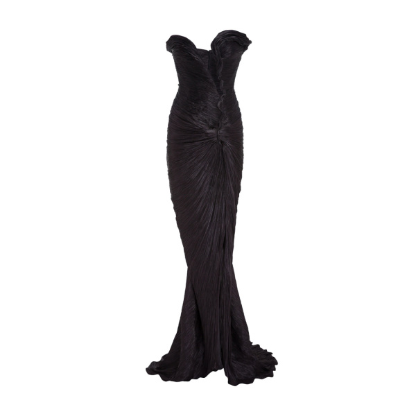 Marmar Halim Cutout Silk Slit Gown Gowns