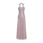 Marmar Halim Dayana - Strapless Pleated Silk Gown With Corset And A-Line Skirt Gowns