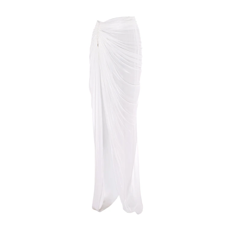 Marmar Halim Draped Satin - Like Skirt Skirt