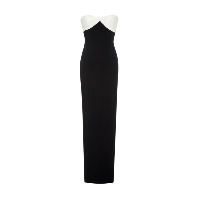 Marmar Halim Pleated Silk Crepe Gown Gowns