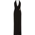 Rebecca Vallance Zaley Halter Maxi Dress Rebecca Vallance Black Clothing The Zaley Halter Maxi Dress is eye-catching in black
